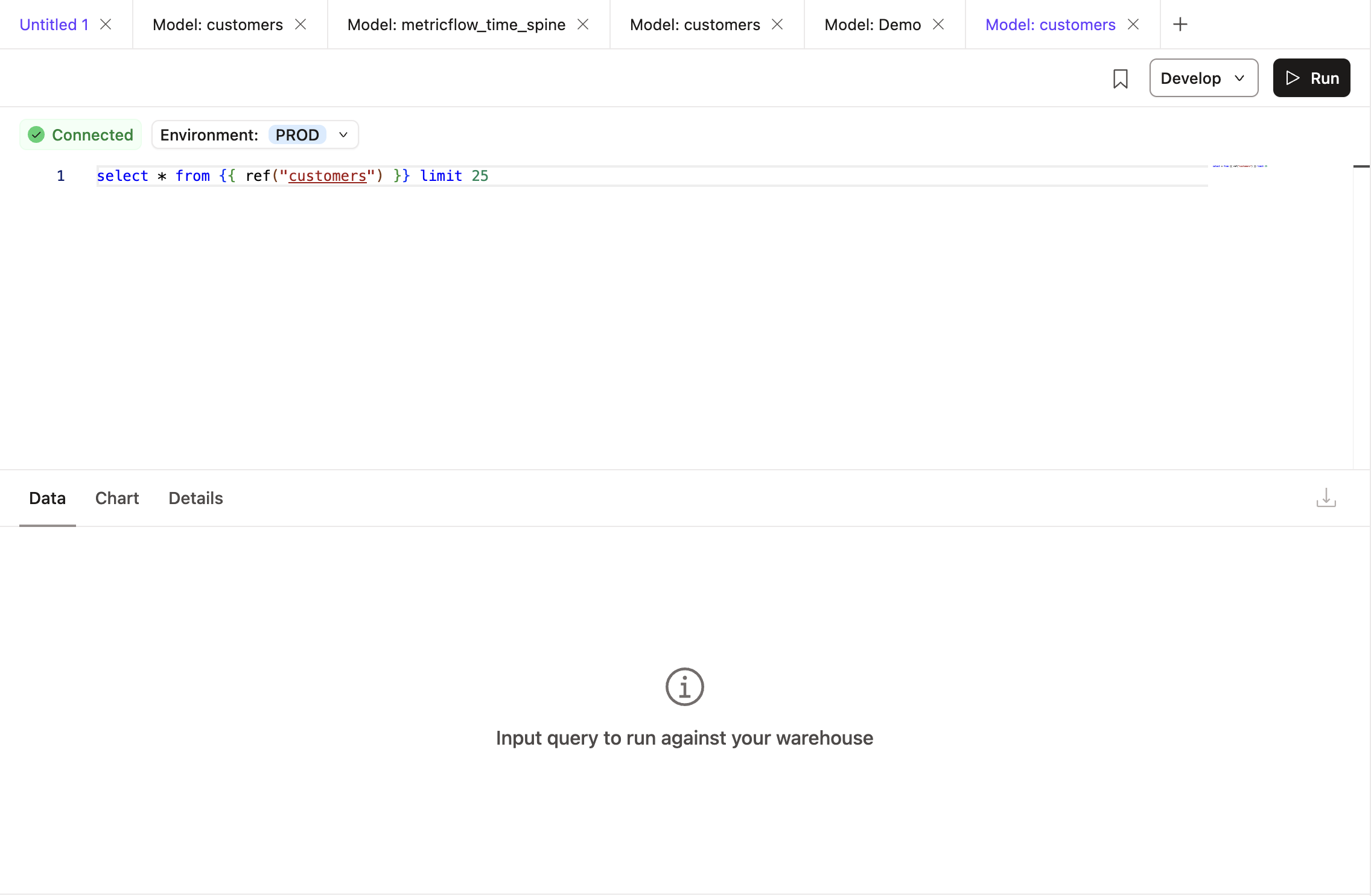 Open query Open query